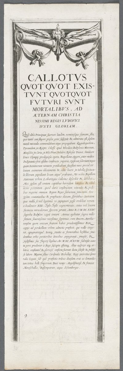La Rochelle ostroma: 8. tábla, 1628-1630. alkotó: Jacques Callot