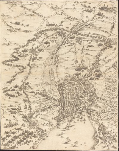 La Rochelle ostroma [6/16, a készlet 1952.8.97-112], 16281631. alkotó: Jacques Callot
