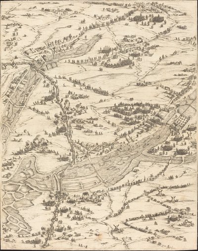 La Rochelle ostroma [16-os 7. tábla, a készlet 1952.8.97-112.], 16281631. alkotó: Jacques Callot