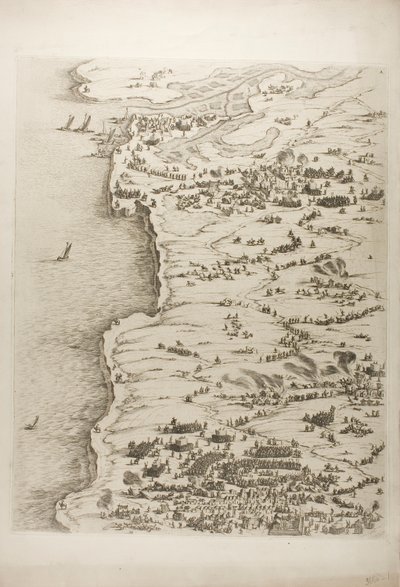 La Rochelle ostroma, első tábla alkotó: Jacques Callot