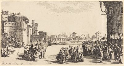 Rabszolgapiac alkotó: Jacques Callot