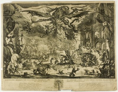 Szent Antal megkísértése alkotó: Jacques Callot