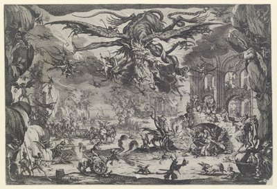 Szent Antal megkísértése (La tentation de St. Antoine) alkotó: Jacques Callot