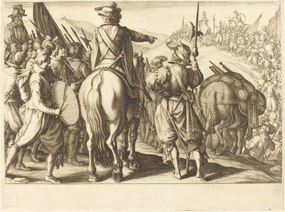 A csapatok márciusban alkotó: Jacques Callot
