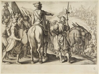 Menetelő csapatok alkotó: Jacques Callot