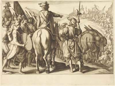 Menetelő csapatok alkotó: Jacques Callot