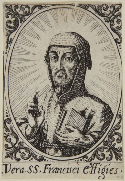 Szent Ferenc valódi képmása alkotó: Jacques Callot