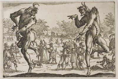 A két Pantaloon alkotó: Jacques Callot