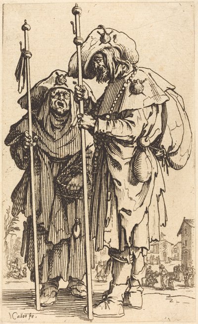 A két zarándok alkotó: Jacques Callot