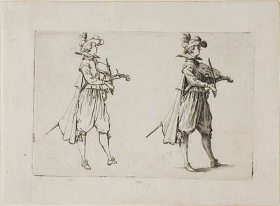 A hegedűs, a The Caprices-ből alkotó: Jacques Callot