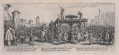 A kerék (La Roue), a "The Miseries of War"-ból alkotó: Jacques Callot