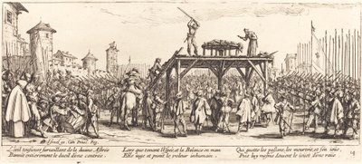 A kerék, c. 1633. alkotó: Jacques Callot