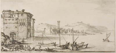 A Zany One vagy Scapin, a Három olasz komikustól alkotó: Jacques Callot