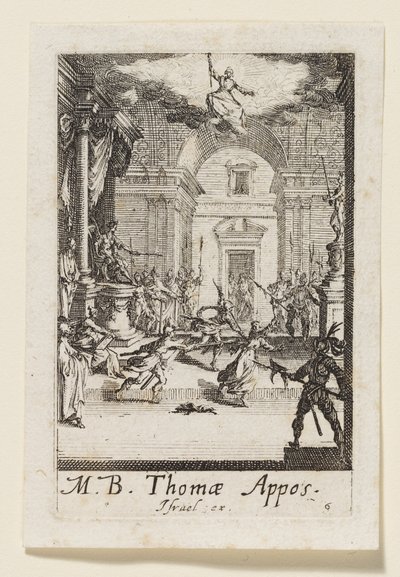Tamás apostol (Thomas Appos.) alkotó: Jacques Callot