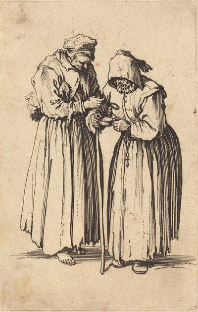 Két koldusasszony alkotó: Jacques Callot