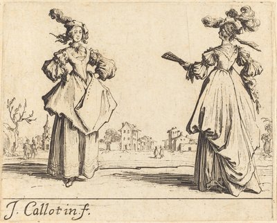 Két társasági nő alkotó: Jacques Callot