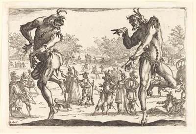 Két Zanni alkotó: Jacques Callot