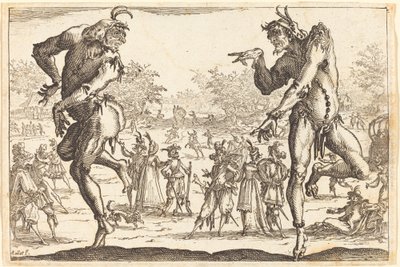 Két Zanni alkotó: Jacques Callot
