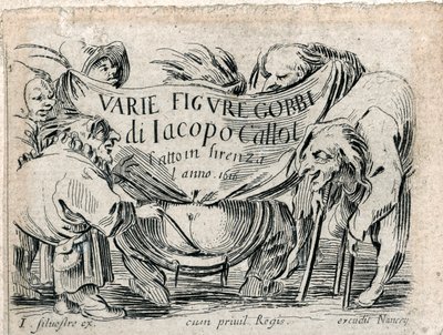 Varie Figure Gobbi, 21 metszet címlapja ... (metszet) alkotó: Jacques Callot