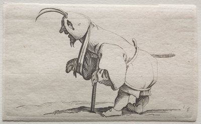 Iacopo Callot különféle púpos figurái (Cripple with a kapucni) alkotó: Jacques Callot