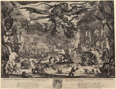 Szent Antal megkísértése [2: változat, Nancy] alkotó: Jacques Callot