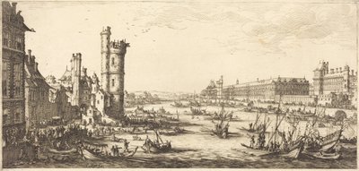 A Louvre látképe alkotó: Jacques Callot