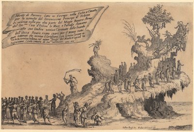 A Montparnass kocsija, a „Szépség háborúja” sorozat 2. lapja alkotó: Jacques Callot