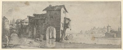 Vízimalom alkotó: Jacques Callot