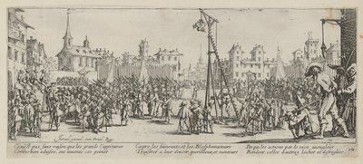 Hintaló, a „A háború borzalmai” sorozat 10. lapja alkotó: Jacques Callot