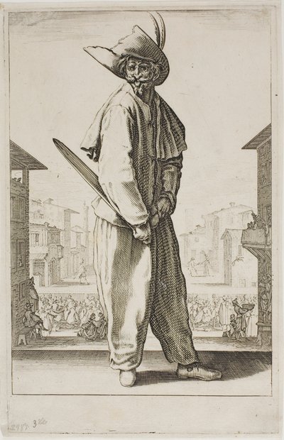 Zanni, a Három olasz komikusból alkotó: Jacques Callot