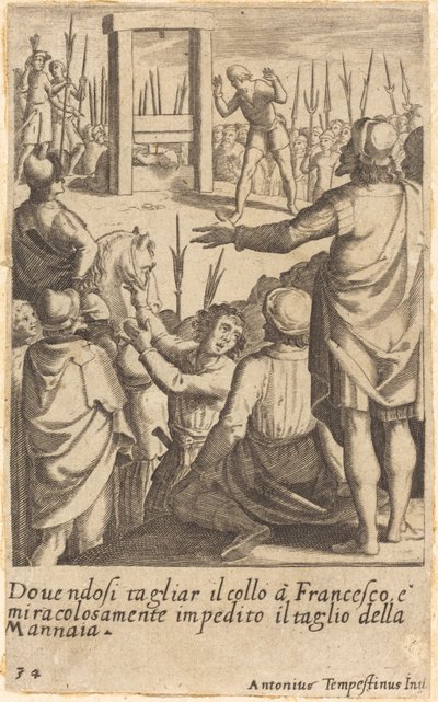 Francesco alkotó: Jacques Callot after Antonio Tempesta