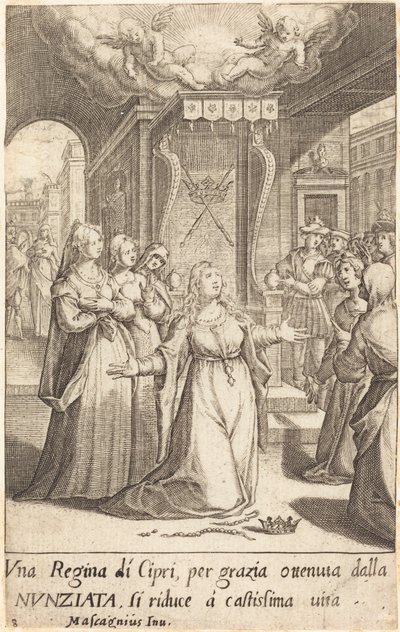 Ciprus királynője alkotó: Jacques Callot after Donato Mascagni