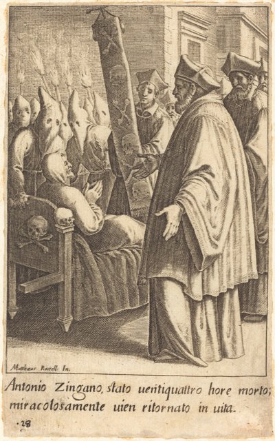 Antonio Zingano alkotó: Jacques Callot after Matteo Rosselli