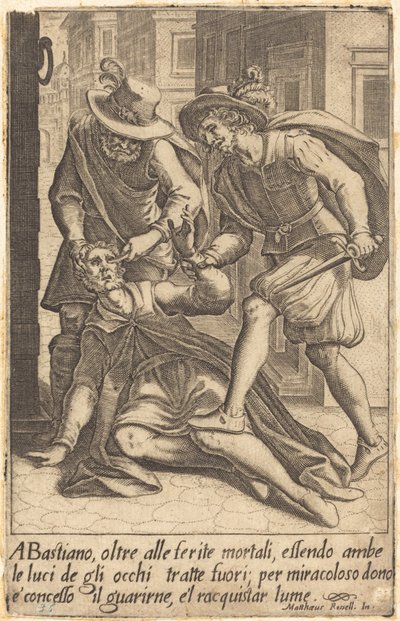 Bastian alkotó: Jacques Callot after Matteo Rosselli