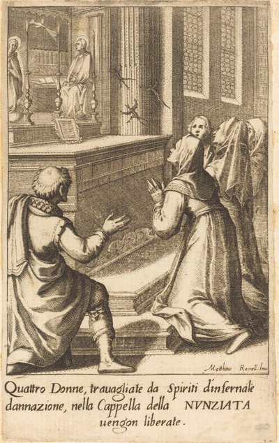 Négy Nő alkotó: Jacques Callot after Matteo Rosselli