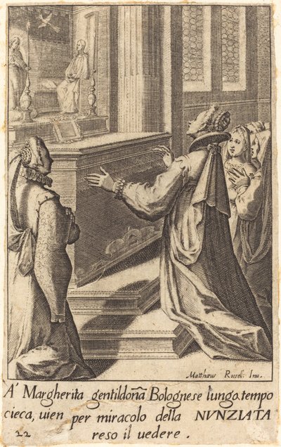 Margherita alkotó: Jacques Callot after Matteo Rosselli