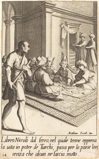 Niccolo alkotó: Jacques Callot after Matteo Rosselli