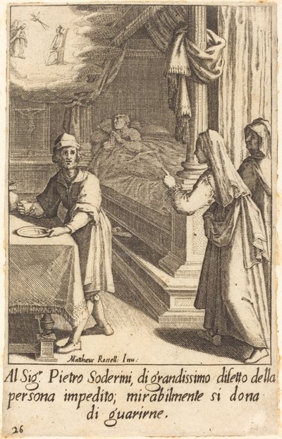 Pietro Soderini alkotó: Jacques Callot after Matteo Rosselli