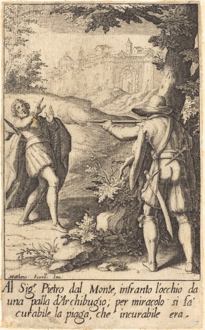 Pietro dal Monte alkotó: Jacques Callot after Matteo Rosselli