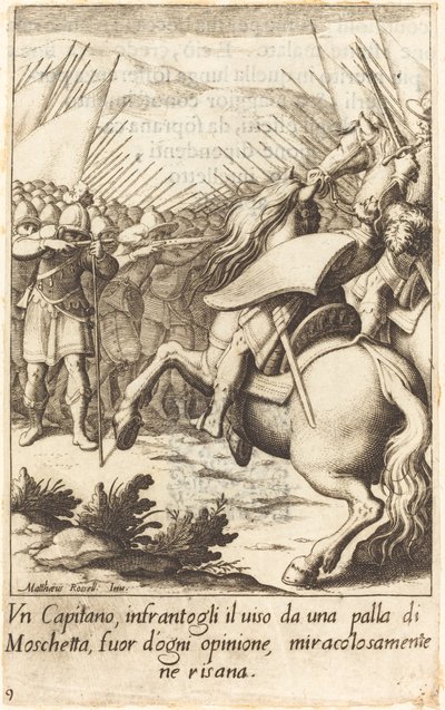 A kapitány alkotó: Jacques Callot after Matteo Rosselli