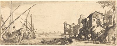 A kis kikötő alkotó: Jacques Callot or Follower of Jacques Callot