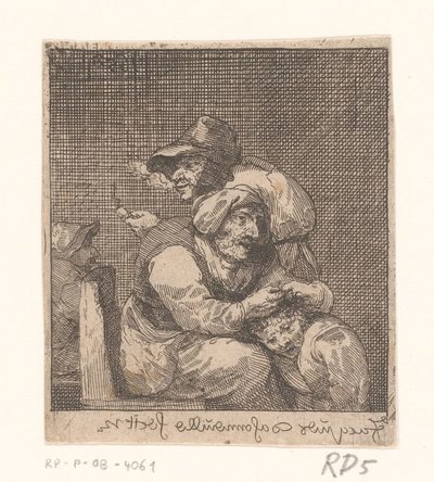 Egy idős asszony eltüntette a gyermeket alkotó: Jacques Dassonville (attributed to)