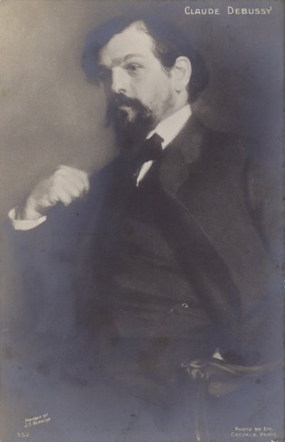 Claude Debussy francia zeneszerző (1862-1918) alkotó: Jacques Emile Blanche