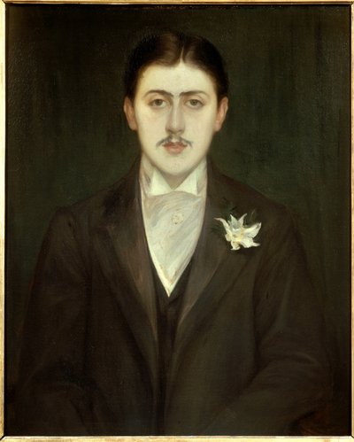 Marcel Proust (1871-1922) francia író portréja. Jacques Emile (Jacques-Emile) Blanche (1861-1942) festménye. alkotó: Jacques Emile Blanche