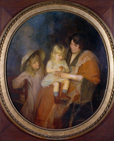 A mandarin vagy Madame Thawlow és gyermekei alkotó: Jacques-Emile Blanche