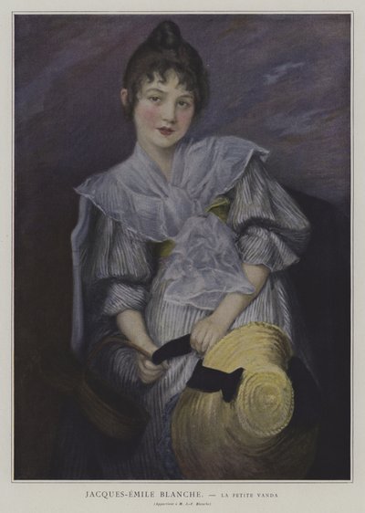 A kis Vanda alkotó: Jacques-Emile after Blanche