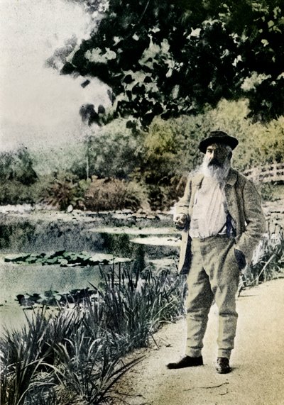 „Claude Monet, Giverny”, 1905 alkotó: Jacques Ernest Bulloz