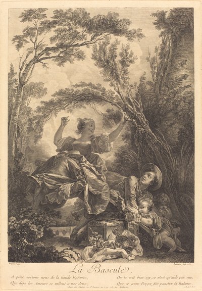 A libikóka alkotó: Jacques Firmin Beauvarlet after Jean Honoré Fragonard