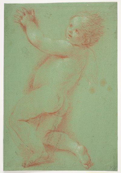 Féltérdelő erot? angyal? alkotó: Jacques Francois Joseph Saly