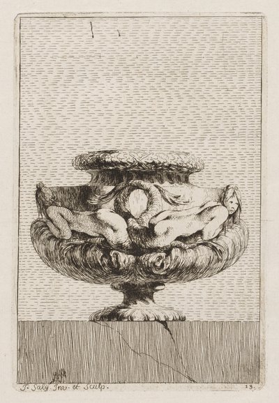 Váza-szvit: 1746. 13. tábla. alkotó: Jacques Francois Joseph Saly